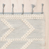 Schumacher Sky 5' x 7' Malta French Knot Rug