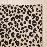 Schumacher Graphite 8' x 10' Iconic Leopard Hand-Knotted Rug