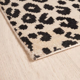 Schumacher Graphite 8' x 10' Iconic Leopard Hand-Knotted Rug