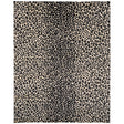 Schumacher Graphite 8' x 10' Iconic Leopard Hand-Knotted Rug