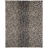 Schumacher Graphite 8' x 10' Iconic Leopard Hand-Knotted Rug