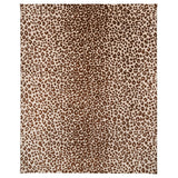 Schumacher Brown 8' x 10' Iconic Leopard Hand-Knotted Rug