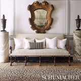 Schumacher Brown 8' x 10' Iconic Leopard Hand-Knotted Rug