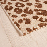 Schumacher Brown 9' x 12' Iconic Leopard Hand-Knotted Rug