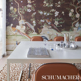 Schumacher Brown 9' x 12' Iconic Leopard Hand-Knotted Rug
