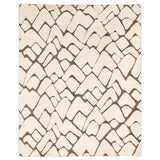Schumacher Ivory & Brown 10' x 8' Zimba Rug
