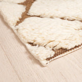 Schumacher Ivory & Brown 10' x 8' Zimba Rug