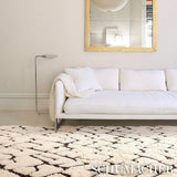 Schumacher Zimba Ivory & Brown 12' x 9' Rug