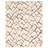 Schumacher Ivory & Brown 14' x 10' Zimba Rug