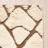 Schumacher Ivory & Brown 14' x 10' Zimba Rug