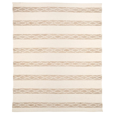 Schumacher Sequoia Stripe Jute Natural 6' x 9' Rug