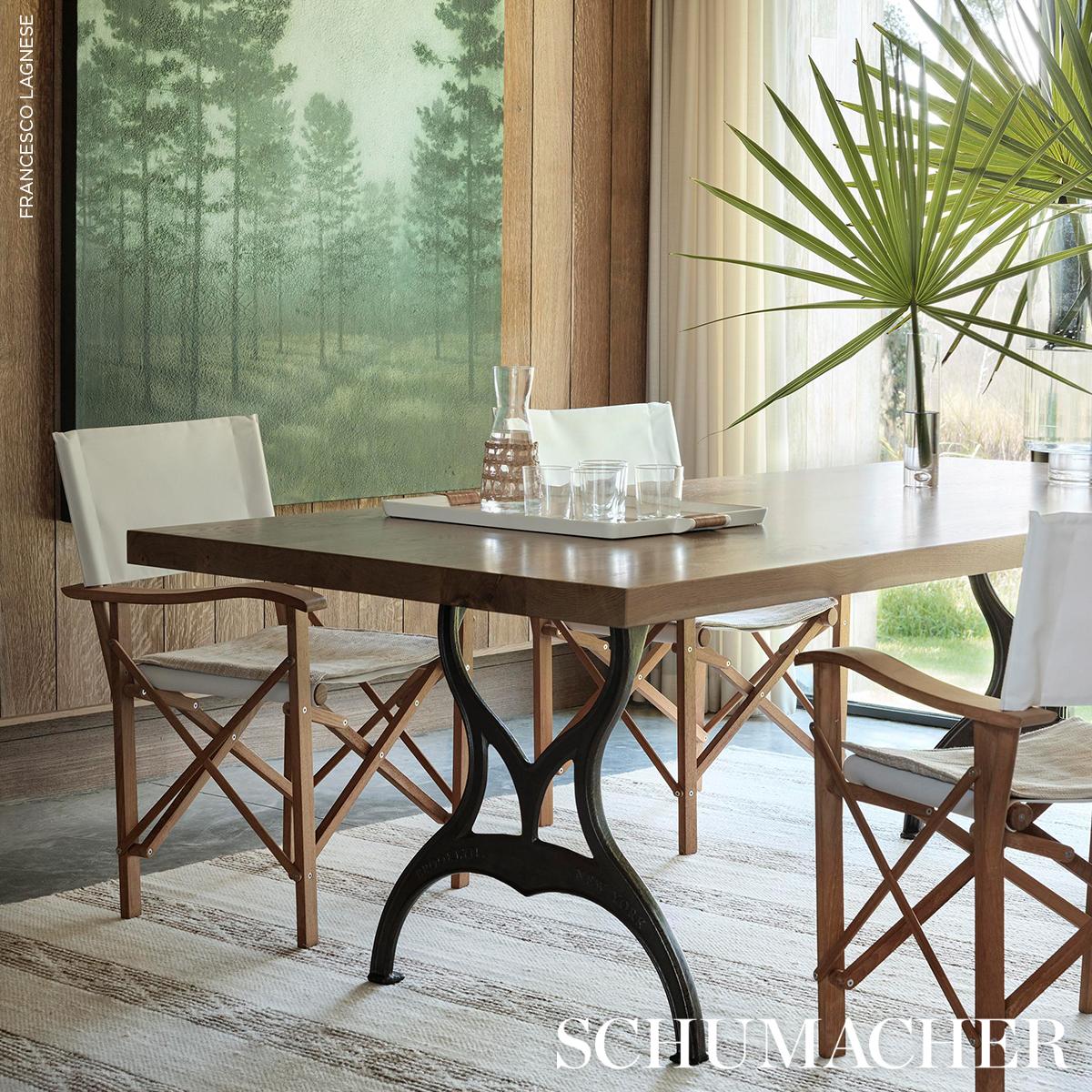 Schumacher Sequoia Stripe Jute Natural 8' x 10' Rug