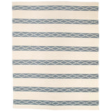 Schumacher Blue 6' x 9' Sequoia Stripe Rug