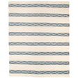 Schumacher Blue 8' x 10' Sequoia Stripe Rug