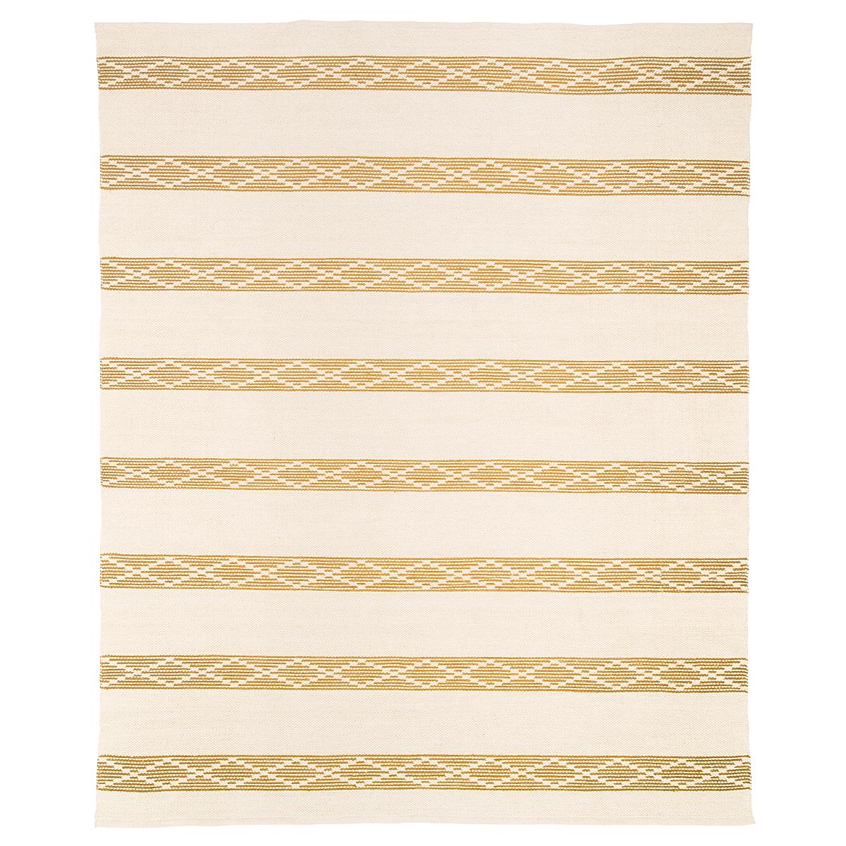 Schumacher Ochre 6' x 9' Sequoia Stripe Rug