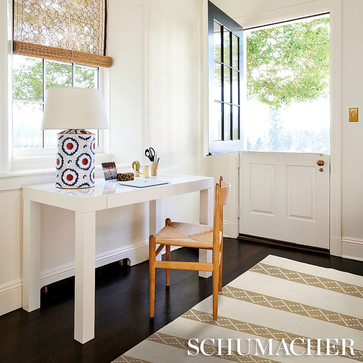 Schumacher Sequoia Stripe Ochre 9' x 12' Rug