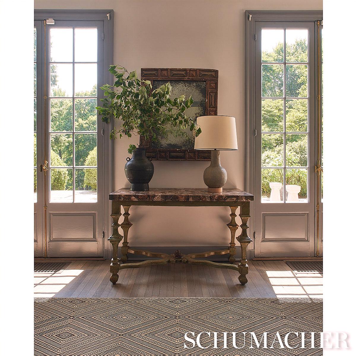 Schumacher Tortola Indoor/Outdoor Driftwood 10' x 14' Rug