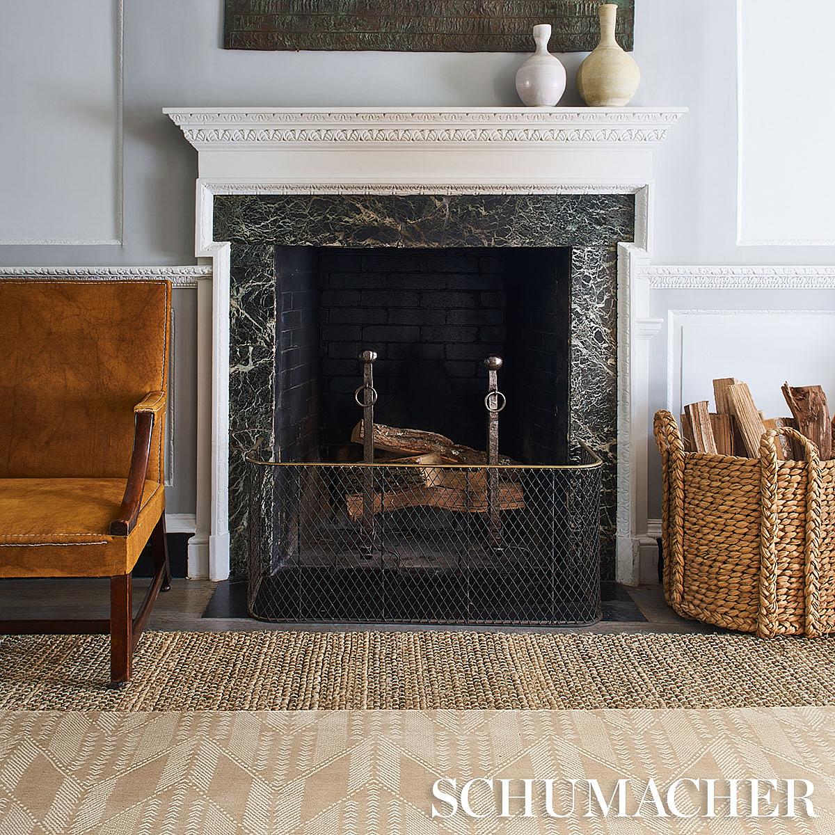 Schumacher Natural 9' x 12' Fitzgerald Rug