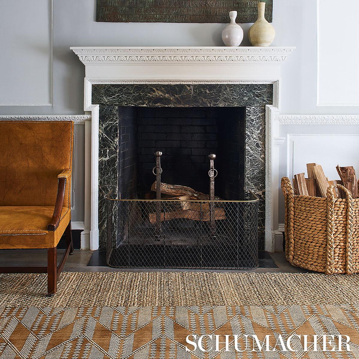 Schumacher Brown 8' x 10' Fitzgerald Rug
