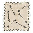Schumacher Natural/Black 2.58' x 2.83' Flechas Rug