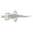 Schumacher Natural/Black 3.42' x 9.42' Caiman Rug