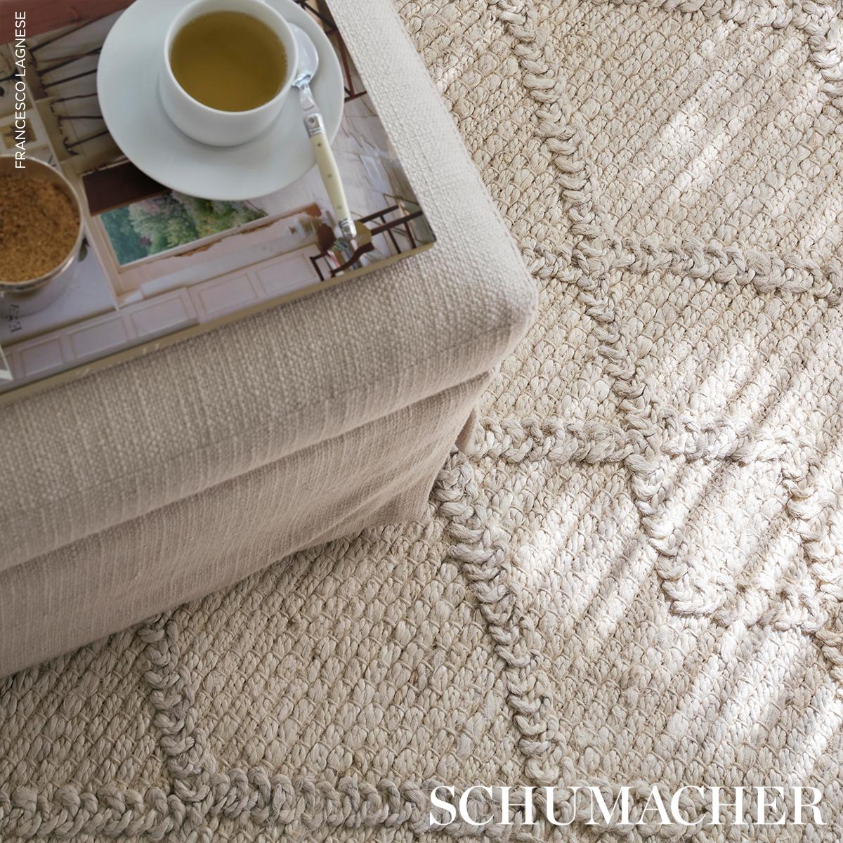 Schumacher Sand 9' x 12' Branson Jute Rug