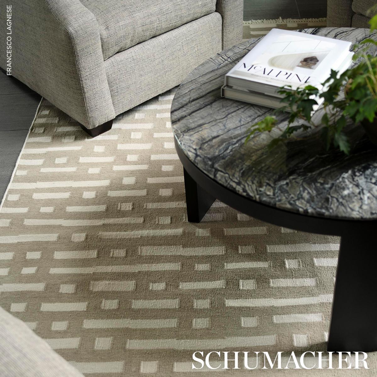 Schumacher Stone 10' x 14' Abstract Ikat Indoor/Outdoor Rug