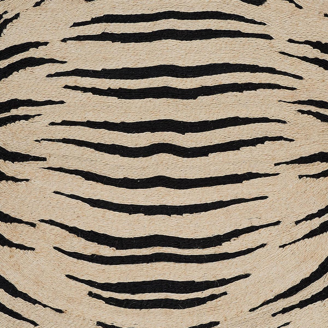 Schumacher Black & Natural 6.92' x 9.08' Tigre Rug