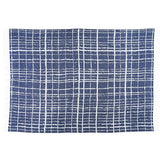 Schumacher Plaid Throw Navy 55" x 78" Pillow