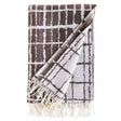 Schumacher Plaid Throw Brown 55" x 78" Pillow