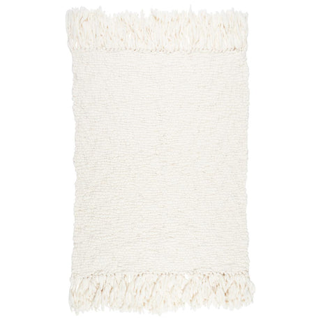 Schumacher Off White 43" x 63" Cloud Wool Throw