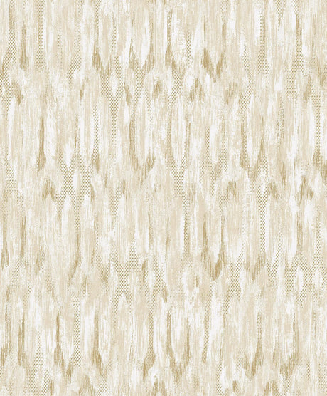 A-Street Prints Kintana Gold Abstract Trellis Wallpaper