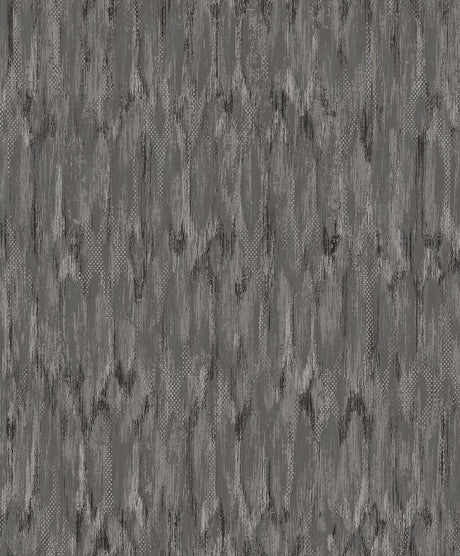 A-Street Prints Kintana Abstract Trellis Pewter Wallpaper