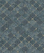 A-Street Prints Pilak Blue Ogee Tile Wallpaper