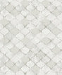A-Street Prints Pilak Silver Ogee Tile Wallpaper