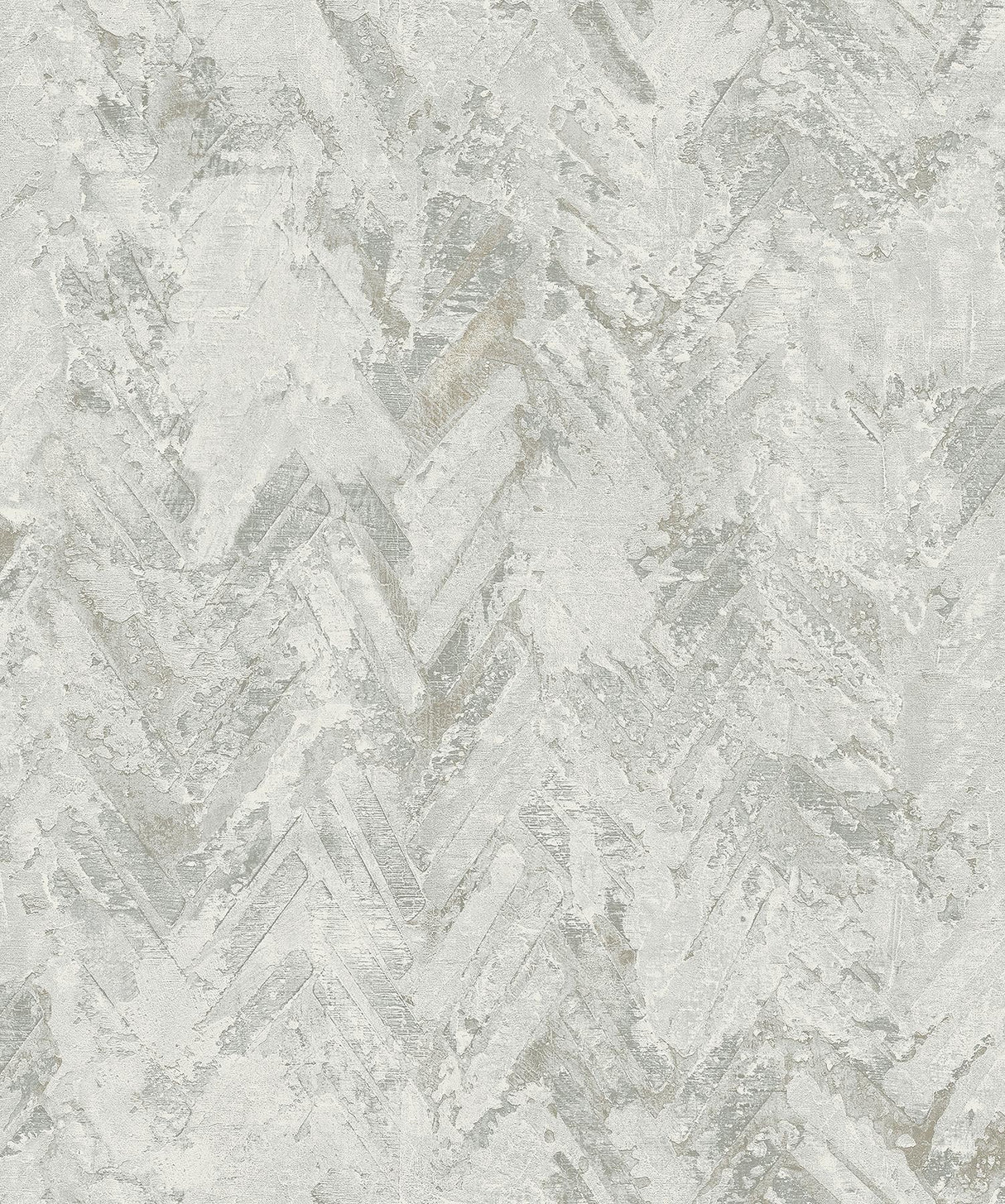 A-Street Prints Amesemi Light Grey Distressed Herringbone Wallpaper