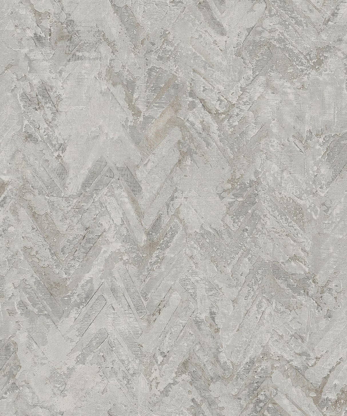 A-Street Prints Amesemi Distressed Herringbone Grey Wallpaper
