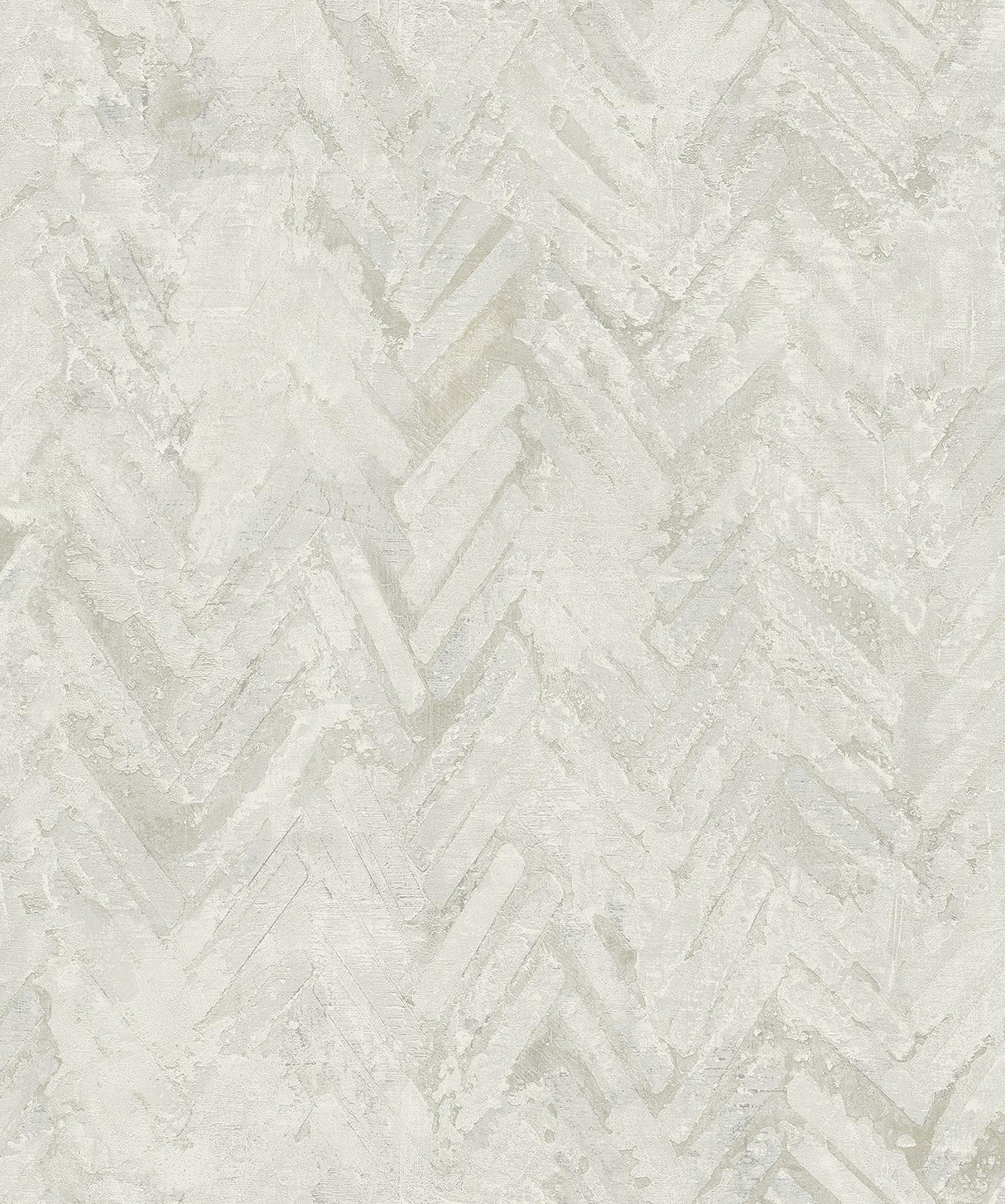 A-Street Prints Amesemi Off-White Distressed Herringbone Wallpaper