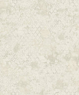 A-Street Prints Zilarra Abstract Snakeskin Pearl Wallpaper
