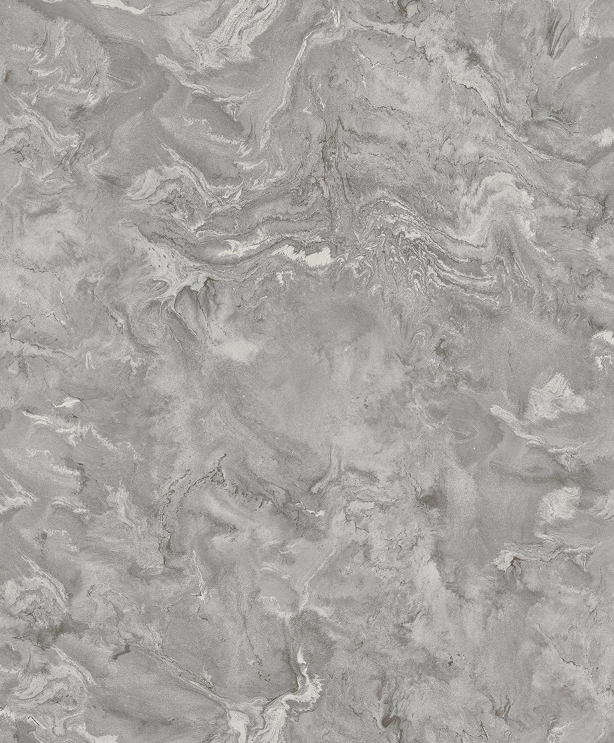 A-Street Prints Meness Metallic Marbling Grey Wallpaper