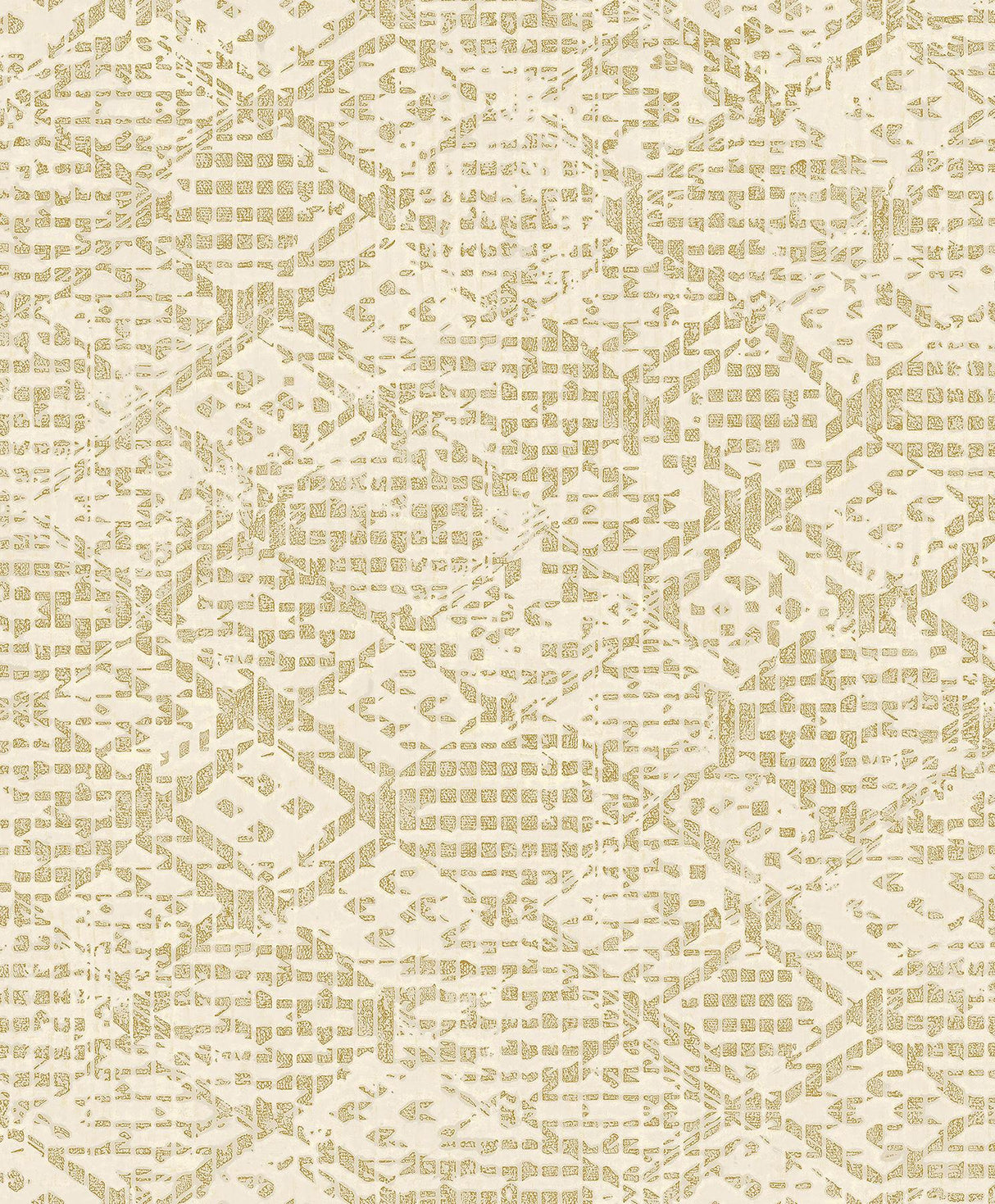 A-Street Prints Helene Glitter Geometric Gold Wallpaper