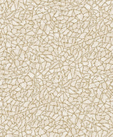 A-Street Prints Soma Metallic Crackling Gold Wallpaper