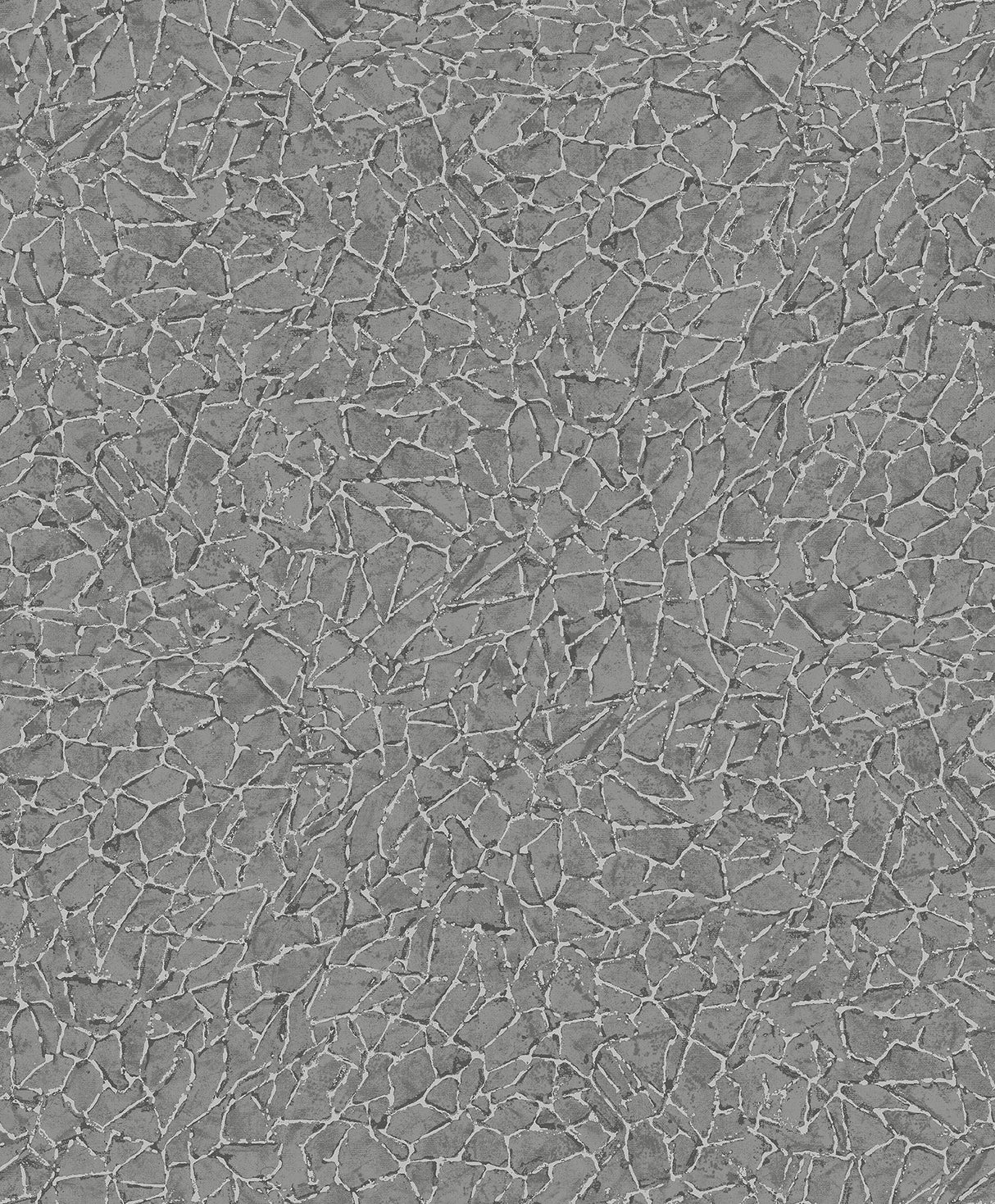A-Street Prints Soma Metallic Crackling Sterling Wallpaper
