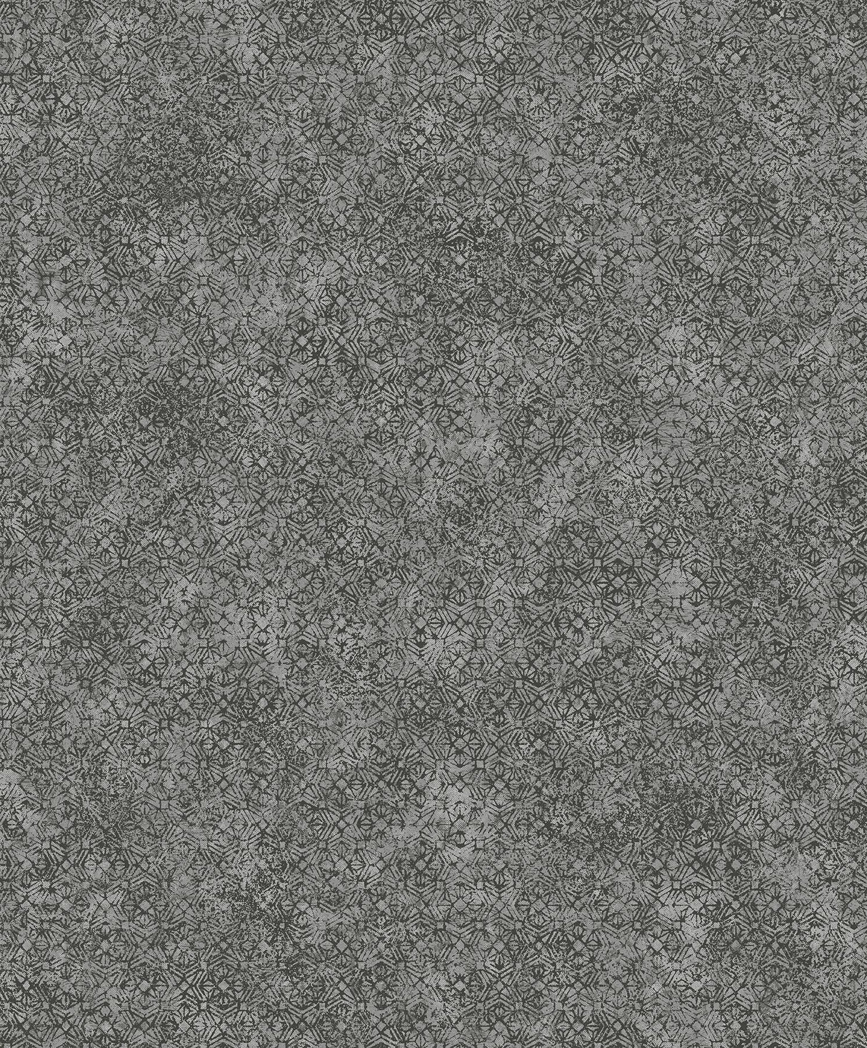 A-Street Prints Hirawa Pewter Metallic Mosaic Wallpaper