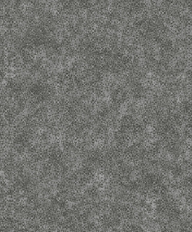 A-Street Prints Hirawa Pewter Metallic Mosaic Wallpaper