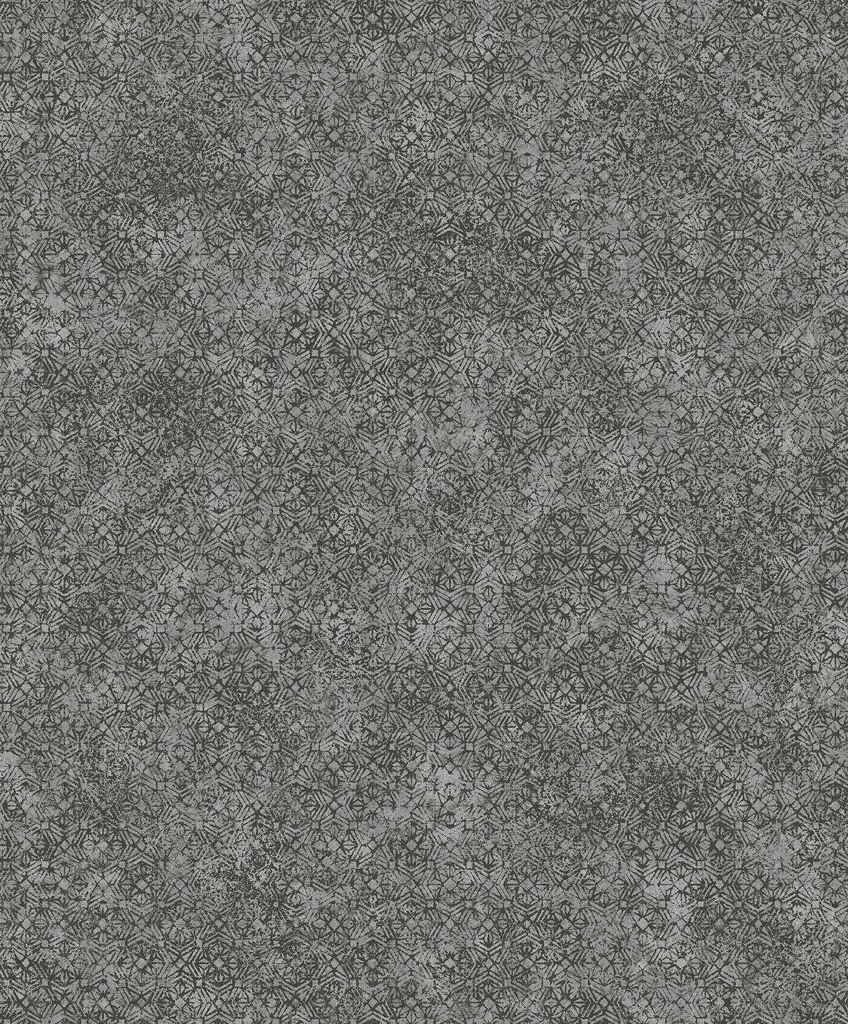 A-Street Prints Hirawa Metallic Mosaic Pewter Wallpaper