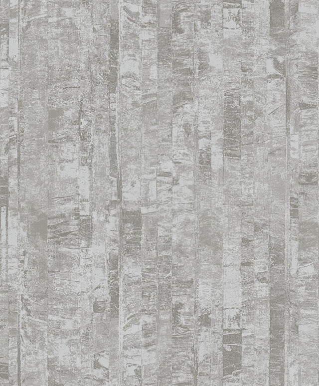 A-Street Prints Zinarliya Silver Column Wallpaper