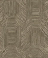 A-Street Prints Ladon Brown Metallic Texture Wallpaper