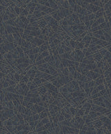 A-Street Prints Bulan Abstract Lines Dark Blue Wallpaper