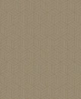 A-Street Prints Izarra Copper Geometric Block Wallpaper